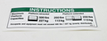 FOR GENIE NOTICE MAX CAP 500 LBS DECAL 82563, 82563GT