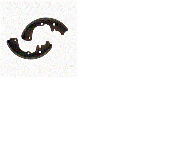 FOR Taylor Dunn Part # 41-640-00 - Brake Shoes (Set of 2)