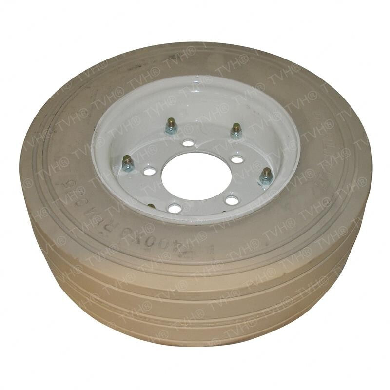 FOR SKYJACK WHEEL - 400X8 SPLIT RIM W/O BRAKE RING - NM RIBBED 108876