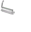 FOR MITSUBISHI A0000-09817, MUFFLER