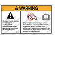 FOR GENIE GR-8 -  DECAL - CAUTION COMPART ACCESS  28175