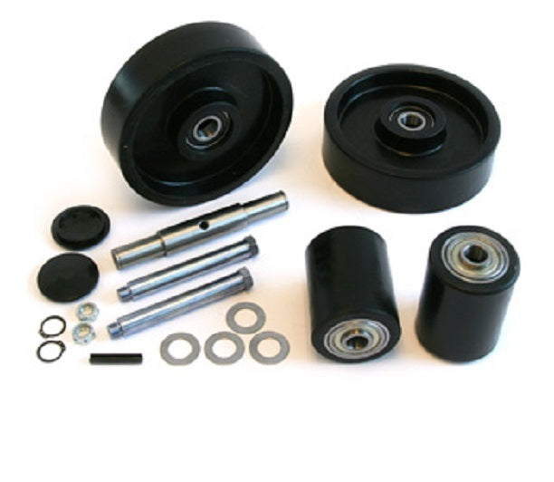 FOR Lift-Rite LCR55 Pallet Jack Complete Wheel Kit (Includes All Parts Shown)