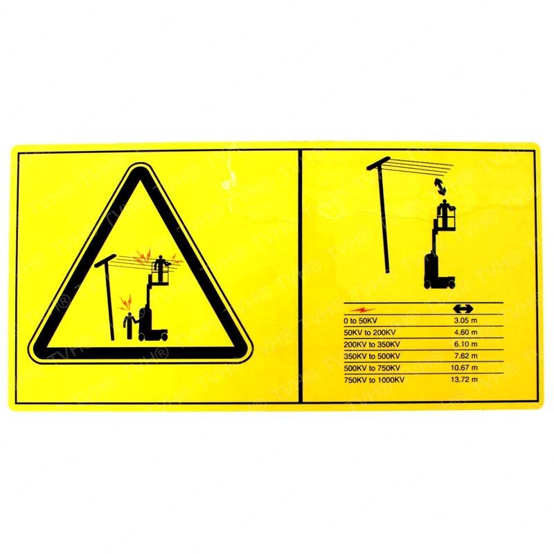 FOR GENIE GRC-12 DECAL - DANGER SYMBOLS 133015 133015GT