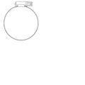 FOR Crown Lift Truck 1.0 RCTL - CLAMP - HOSE 11/16 - 1 1/2 074415-001