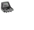 for TENNANT 53871 SEAT - VINYL