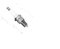 FOR Toyota 90919-01055, 4 Count SPARK PLUGS