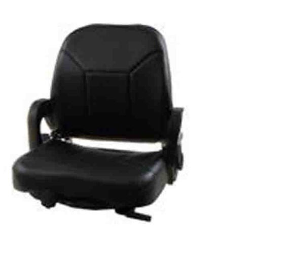 Suspension Forklift Seat FOR (Nissan) Vinyl Hip restraints.