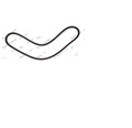 New For Caterpillar Forklift Belt 7W0717