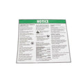 Genie 1000195 Decal Notice Op Inst Platform