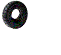 TENNANT 53819, TIRE - PNEUMATIC, W/TUBE AND FLAP, 500X8