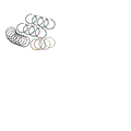 FOR NISSAN 12037-R9000, RING SET - .75MM NISSAN H20/H20-II