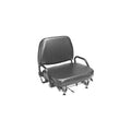 WISE TCM Forklift Seats-Wise-20.25"x23"x22.75"-Vinyl, Hinged Back, Seat Adjustor