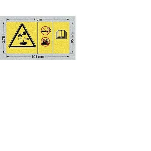FOR GENIE GR-12 DECAL, BATTERY SAFETY 82481