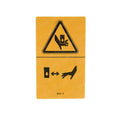FOR GENIE GR-8 DECAL - WARNING CRUSHING HAZARD 82472 82472GT