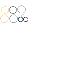 FOR JLG 7017215, SEAL KIT - STEER CYLINDER