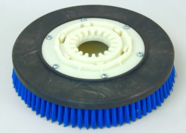 Powerboss 7515, Brush, 13" Poly W/ Plate