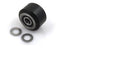 3" diameter x 2" width w/ 20mm bearing ID wheel