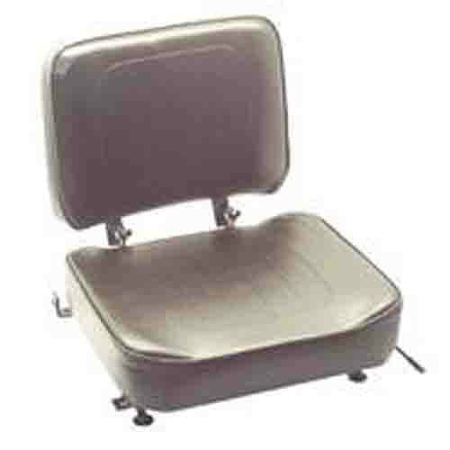NEW UNIVERSAL FOLDING VINYL FORKLIFT SEAT FOR NISSAN For CAT HYSTER CLARK TOYOTA