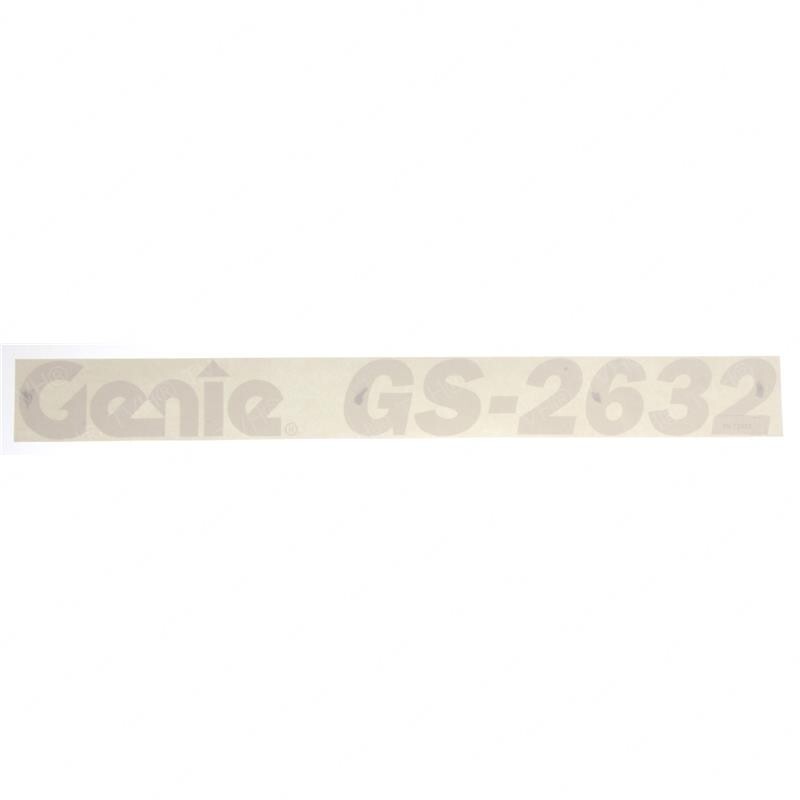 FOR GENIE DECAL COSMETIC FOR GENIE GS-2632 72973 72973GT