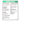 FOR Genie 133586 Decal Instructions-Oper Gcp