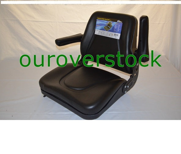 Universal Tractor Seat w/ Slide Tracks T500BL FOR Kubota Ford Case IH
