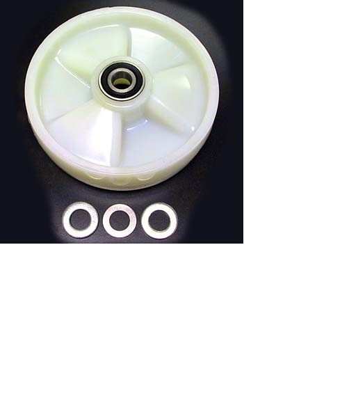 RLRL-32-N STEER WHEEL ASSY. NYLON W/FLANGED BEARINGS FOR ROL-LIFT SERIES T FRAME