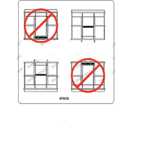 FOR GENIE GR-26J -  DECAL - PLATFORM GATE  97815GT