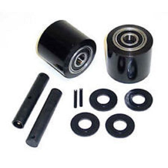 King KJ2002 Pallet Jack Load Wheel Kit (Includes All Parts Shown)