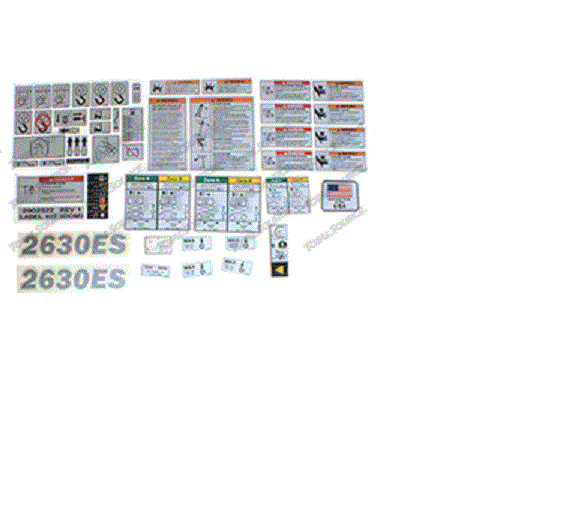 JLG Decal Kit 1001149797 (2630ES)