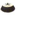 for TENNANT 75011 BRUSH ASSEMBLY DISK SWEEPER 26 O.D. NYLON