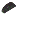 FOR Crown Lift Truck 1.0 RCTF - KEY - WOODRUFF 061008-001