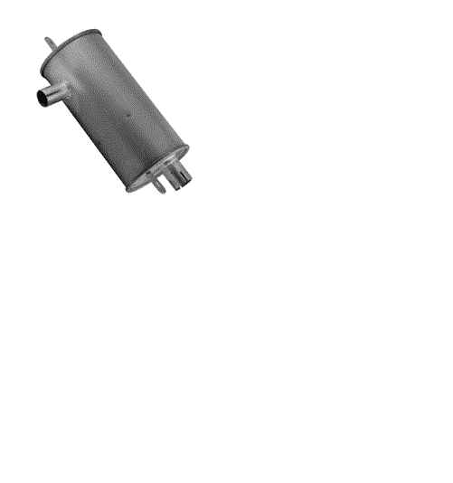 for HYSTER 3133077, FORKLIFT MUFFLER