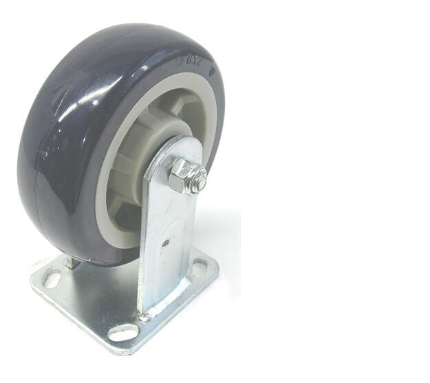 Stocking Carts Casters, 11 Series Rigid Assembly Mold-On Poly