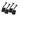for MEC 2587027, BRUSH - MOTOR SET OF 4