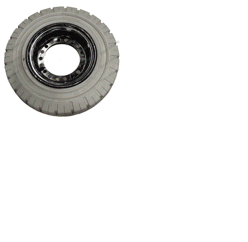 JLG 1001110772 TIRE+WHEEL - 25X7X12 SOLID
