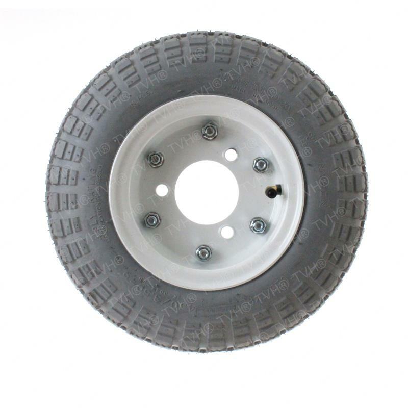 320902 TIRE + WHEEL - 4.10/3.50-6 NON MARKING - 3 BOLT FOR MINUTEMAN SWEEPER