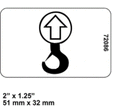 FOR GENIE GR-12 DECAL, LABEL (LIFTING EYE) 72086