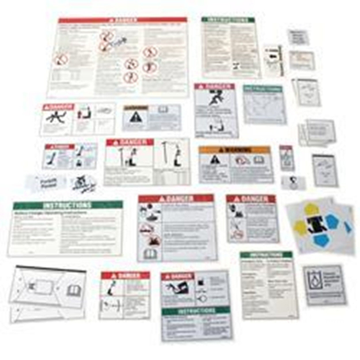 FOR GENIE DECAL KIT-SAFETY/INSTR-WORDS 220001 220001GT